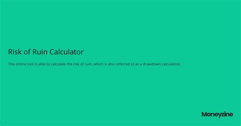 risk of ruin calculator pension